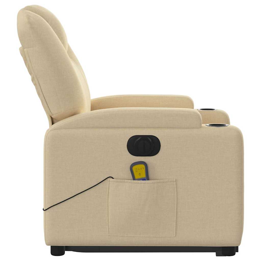 8721012180277_g_en_hd_7 vidaXL Electric Stand up Massage Recliner Chair Cream Fabric - Image 9