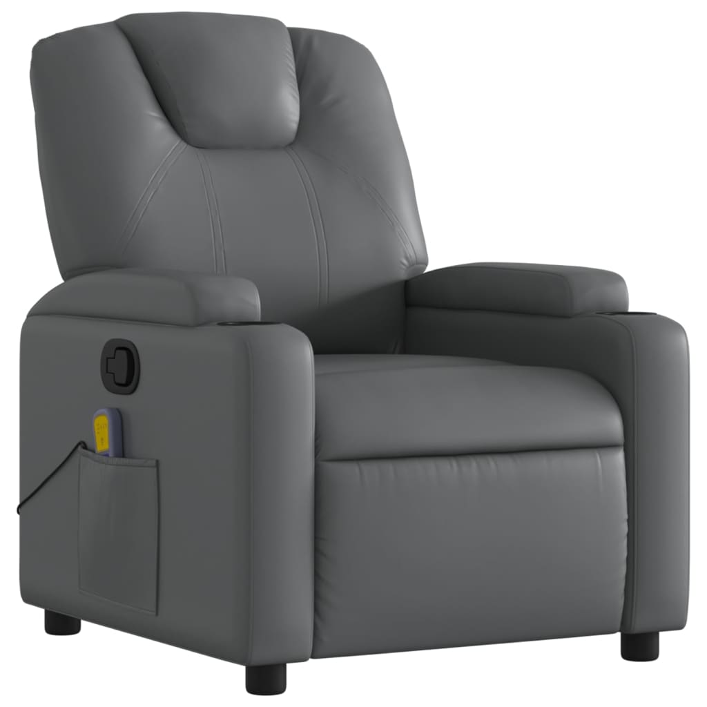 8721012180338_g_en_hd_1 vidaXL Massage Recliner Chair Grey Faux Leather - Image 3