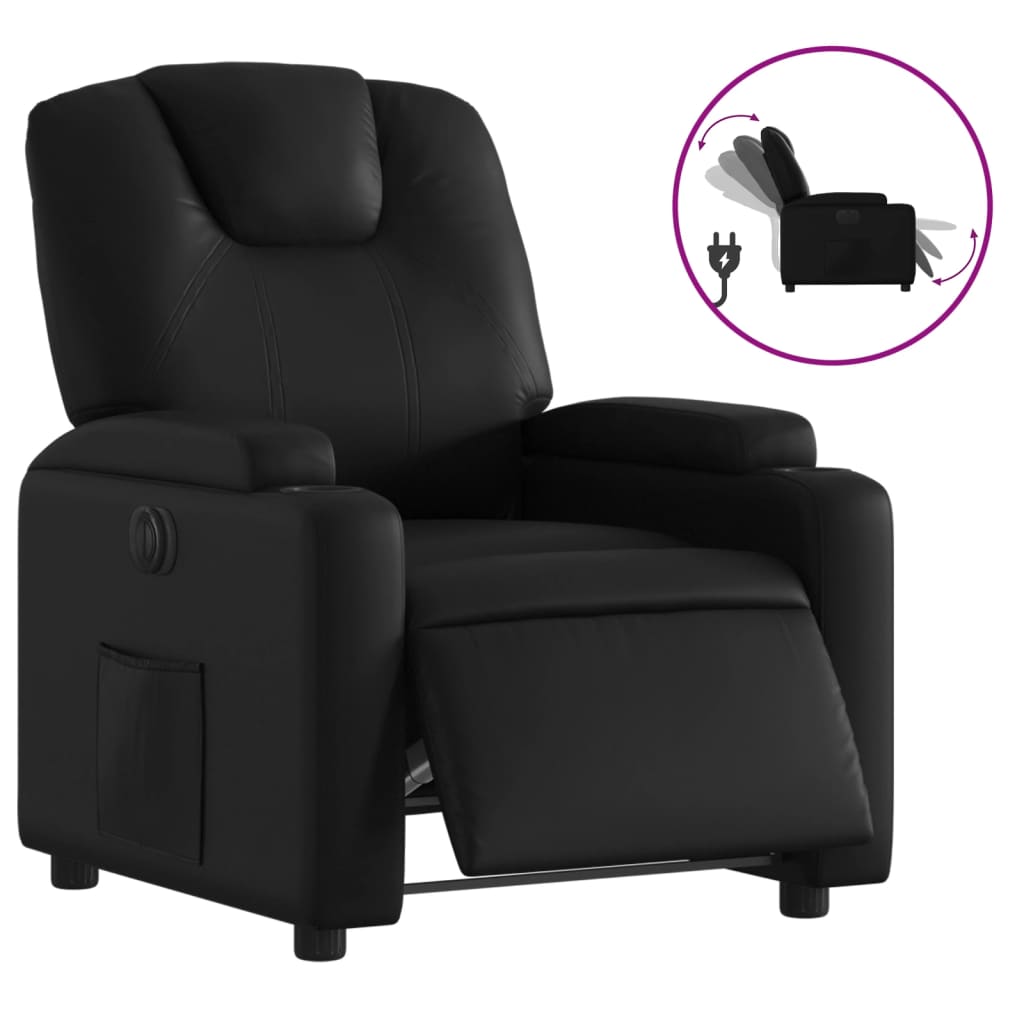 8721012180345_a_en_hd_1 vidaXL Electric Recliner Chair Black Faux Leather - Image 2