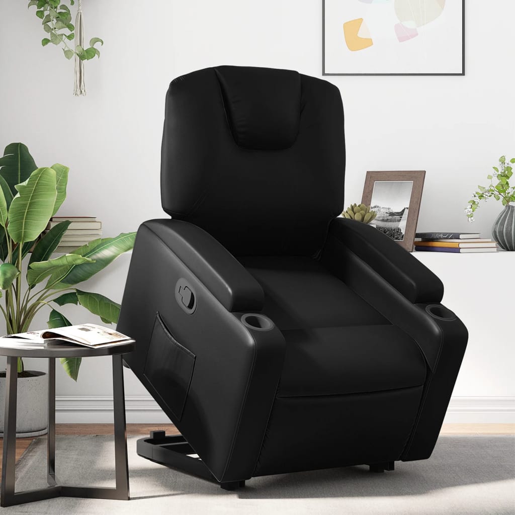 8721012180406_m_en_hd_1 vidaXL Stand up Recliner Chair Black Faux Leather - Image 1