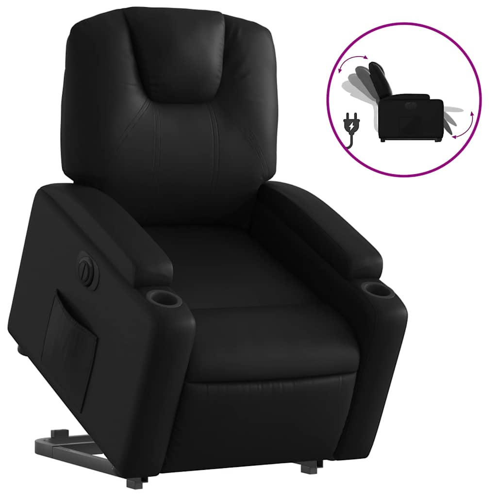 8721012180468_a_en_hd_1 vidaXL Electric Stand up Recliner Chair Black Faux Leather - Image 2