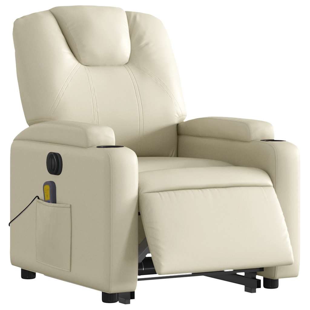 8721012180505_g_en_hd_1 vidaXL Electric Stand up Massage Recliner Chair Cream Faux Leather - Image 3