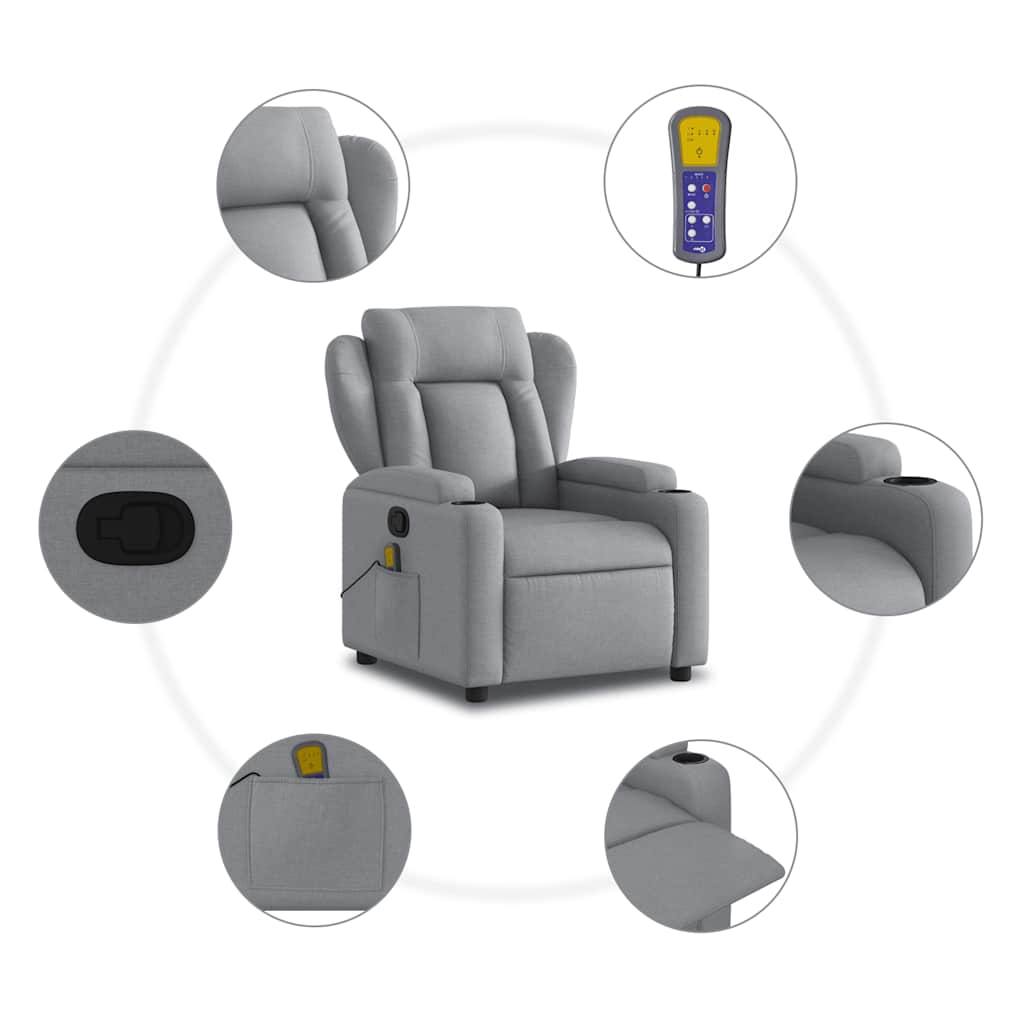 8721012180567_g_en_hd_4 vidaXL Massage Recliner Chair Light Grey Fabric - Image 6
