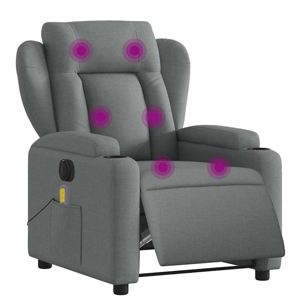 8721012180659_g_en_hd_1 vidaXL Electric Massage Recliner Chair Dark Grey Fabric - Image 3