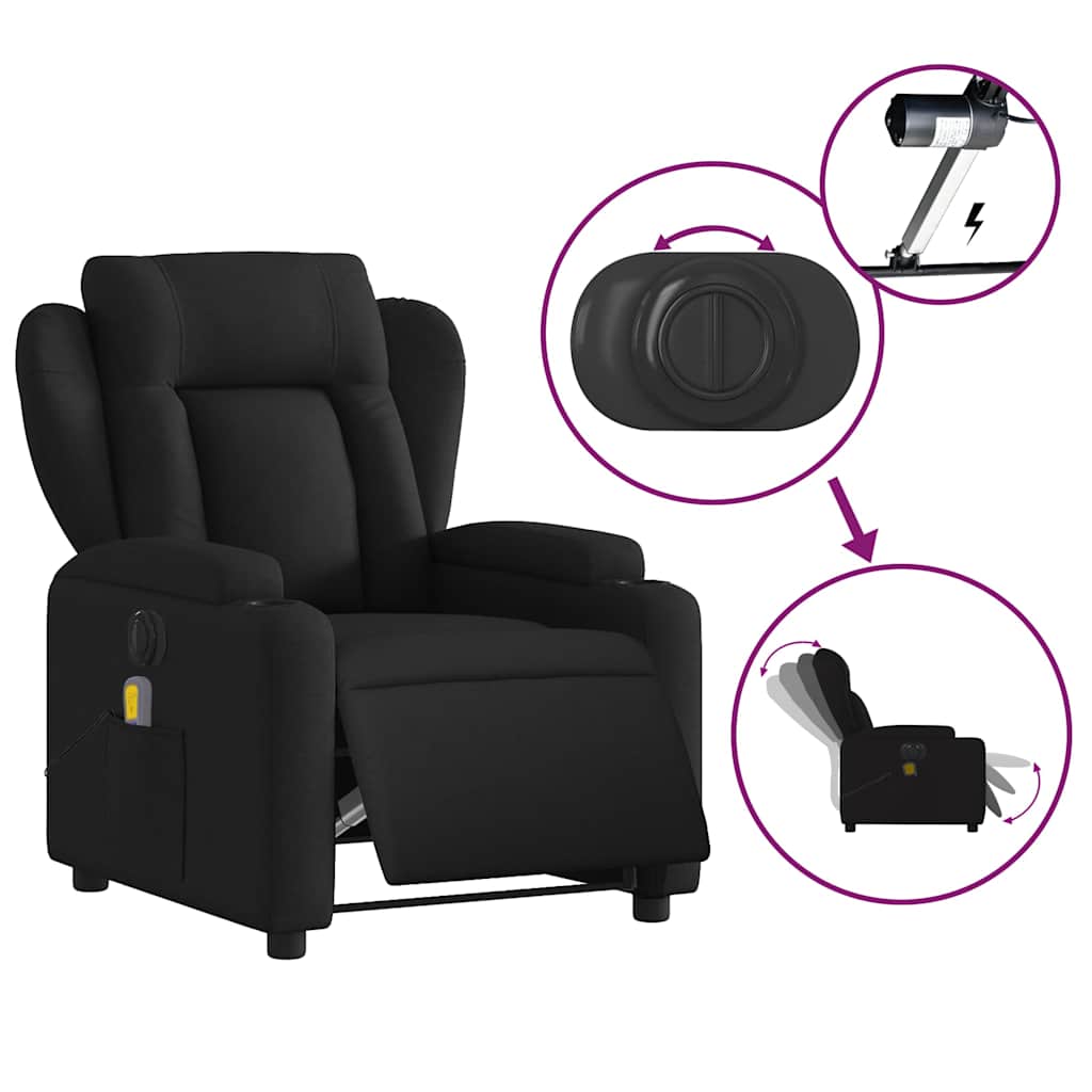 8721012180666_g_en_hd_4 vidaXL Electric Massage Recliner Chair Black Fabric - Image 6