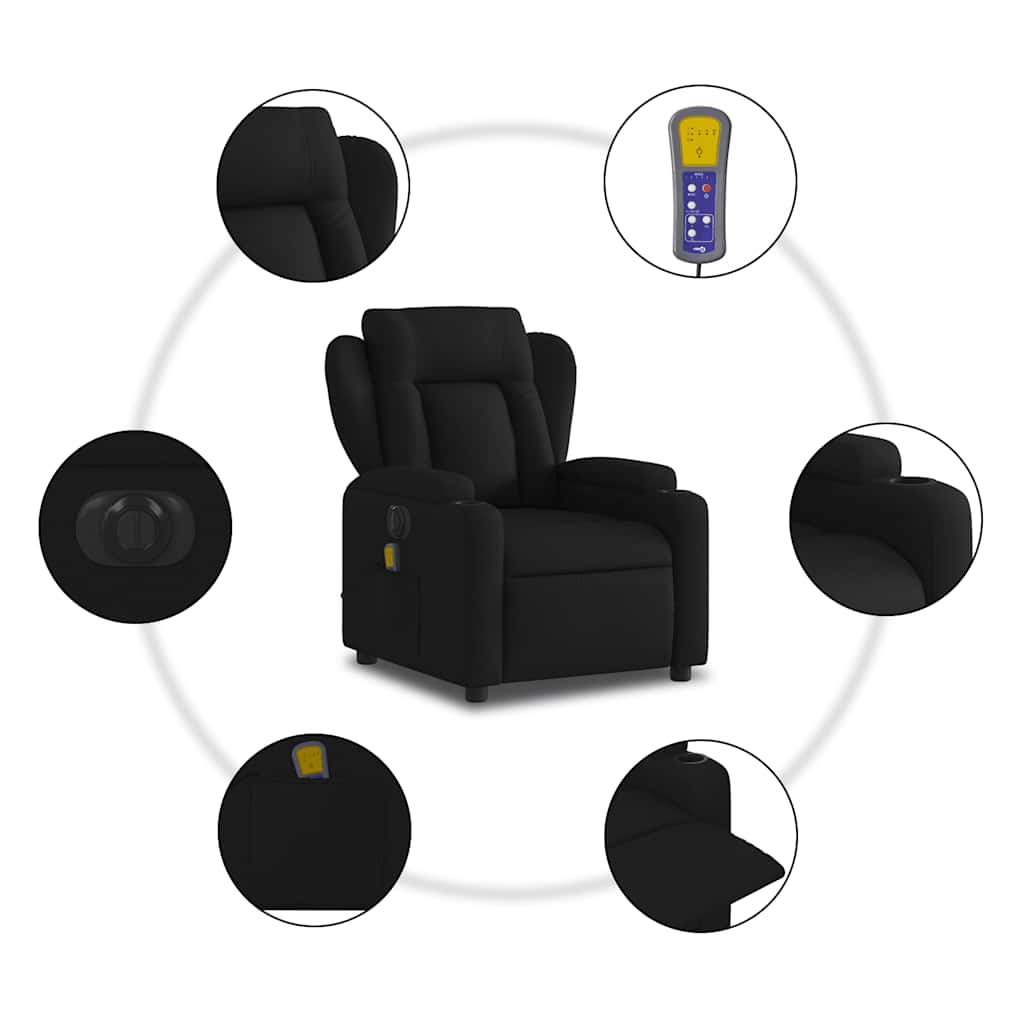 8721012180666_g_en_hd_6 vidaXL Electric Massage Recliner Chair Black Fabric - Image 8
