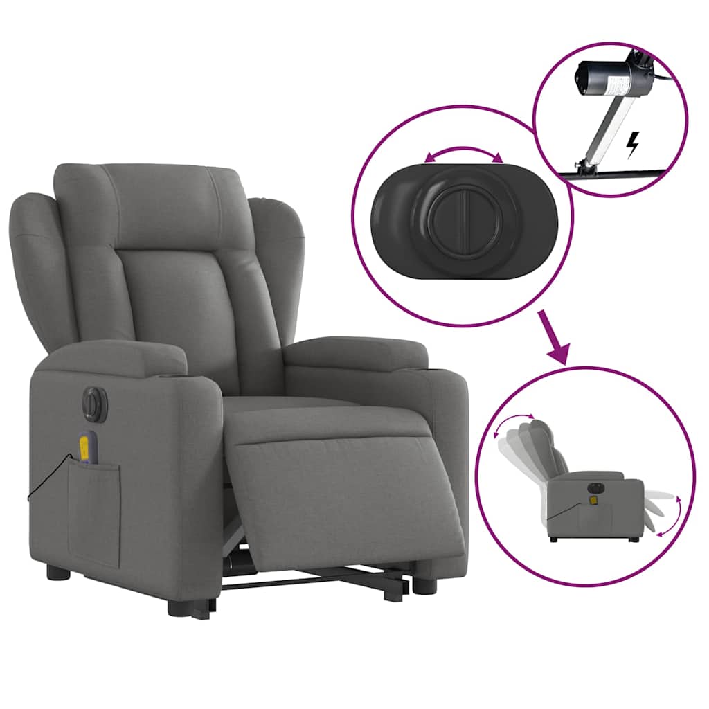 8721012180819_g_en_hd_4 vidaXL Electric Stand up Massage Recliner Chair Dark Grey Fabric - Image 6
