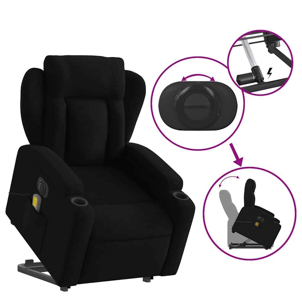 8721012180826_g_en_hd_9 vidaXL Electric Stand up Massage Recliner Chair Black Fabric - Image 11