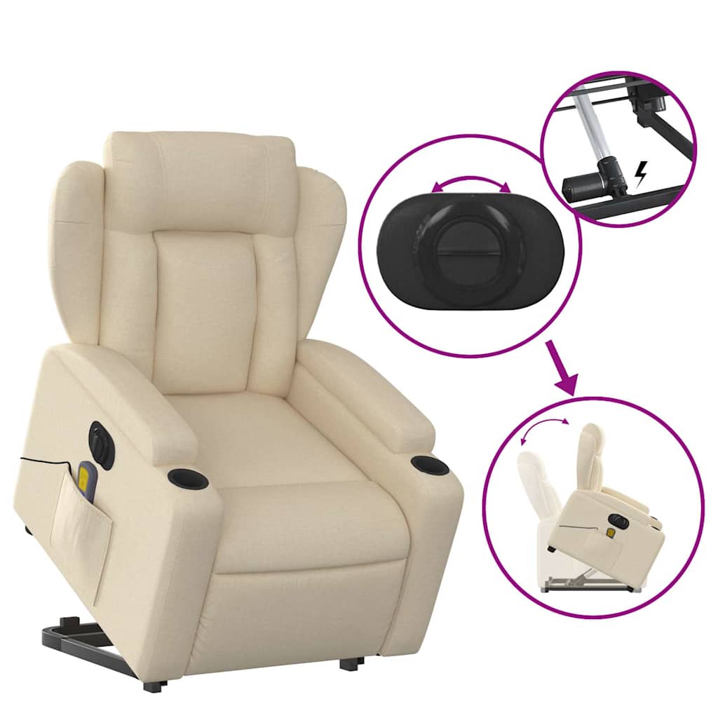 8721012180833_g_en_hd_9 vidaXL Electric Stand up Massage Recliner Chair Cream Fabric - Image 11