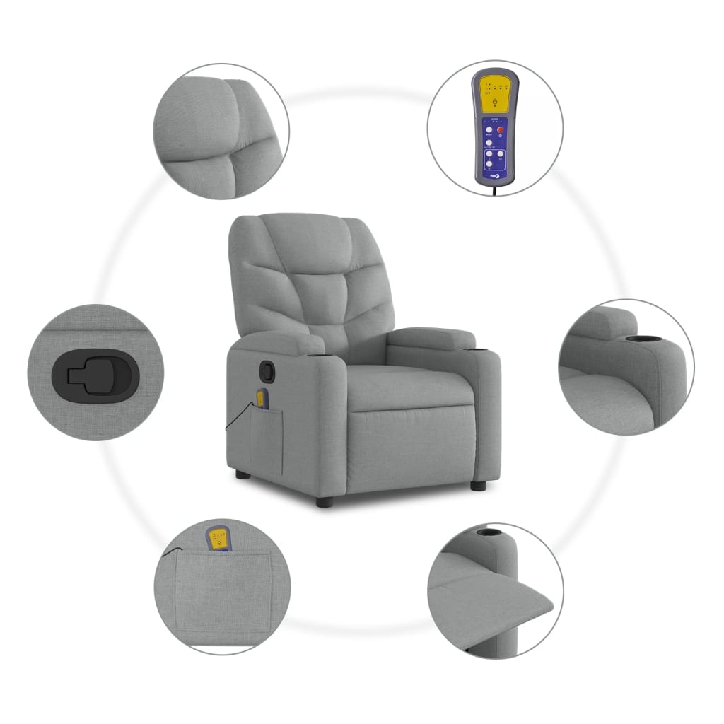 8721012181007_g_en_hd_4 vidaXL Massage Recliner Chair Light Grey Fabric - Image 6