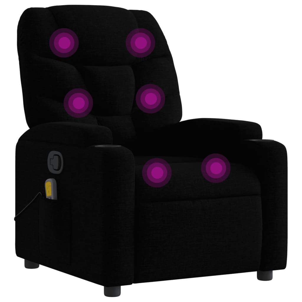 8721012181021_a_en_hd_1 vidaXL Massage Recliner Chair Black Fabric - Image 2