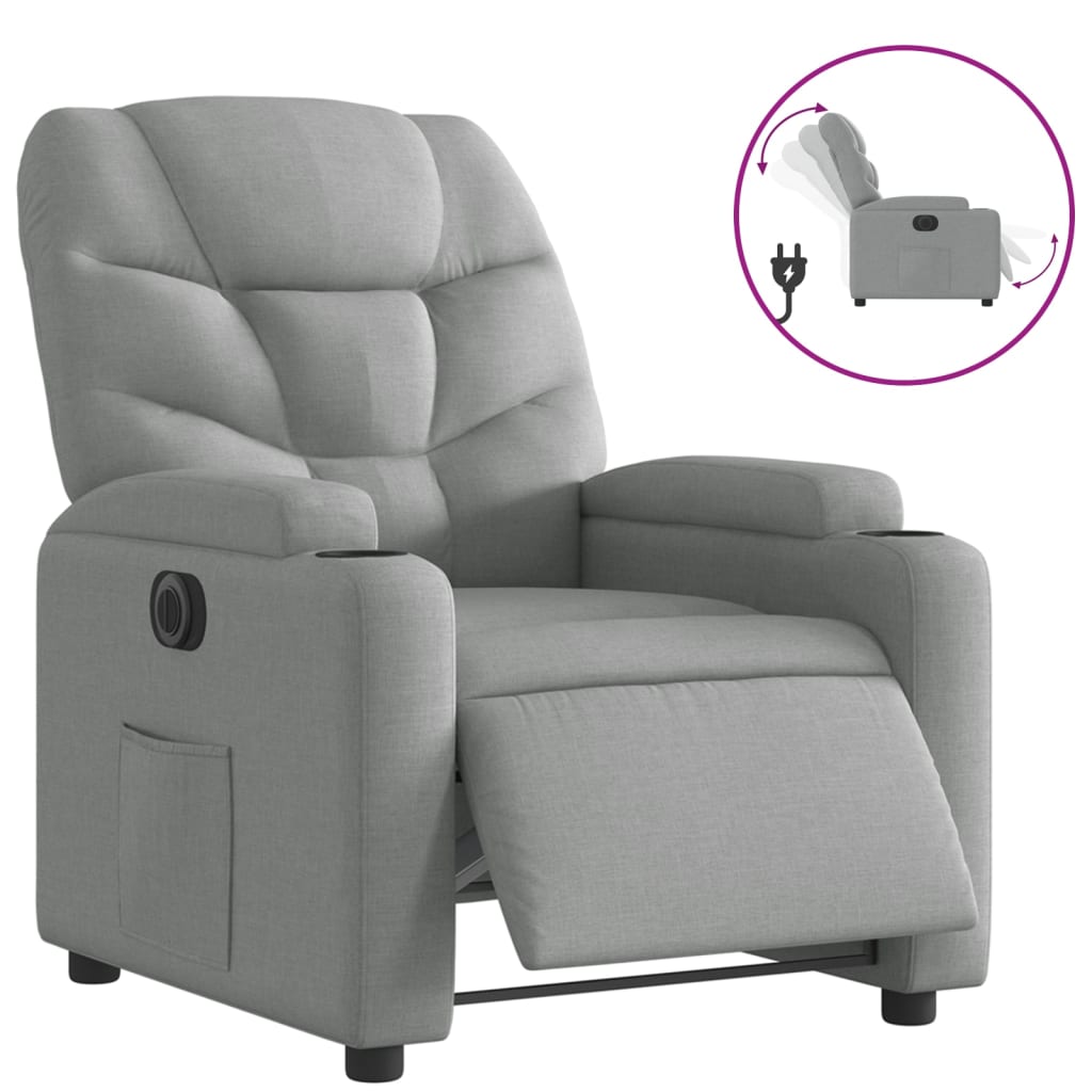8721012181045_a_en_hd_1 vidaXL Electric Recliner Chair Light Grey Fabric - Image 2
