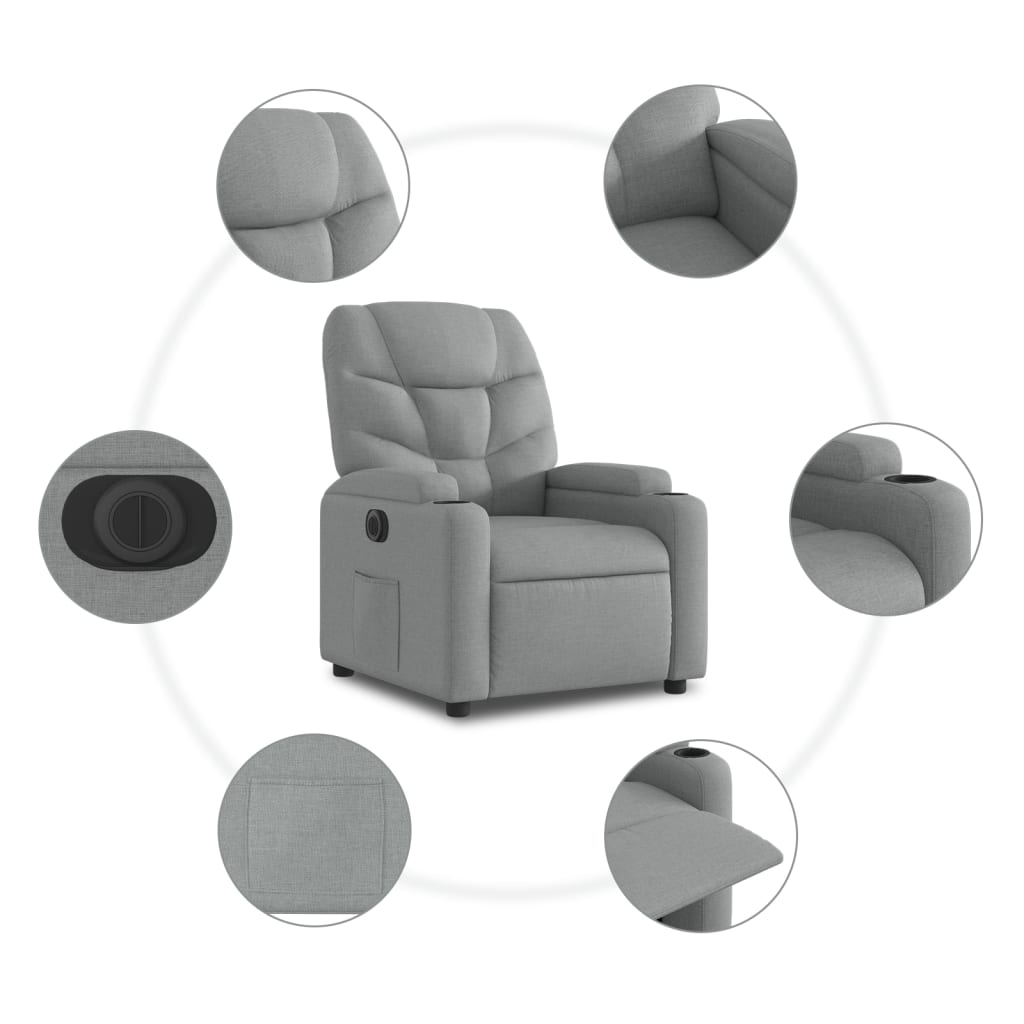 8721012181045_g_en_hd_5 vidaXL Electric Recliner Chair Light Grey Fabric - Image 7