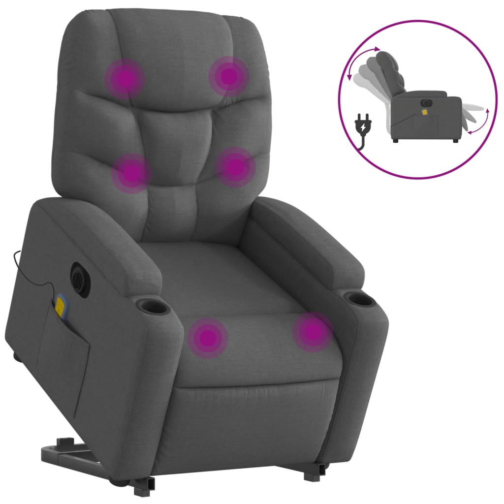 8721012181250_a_en_hd_1 vidaXL Electric Stand up Massage Recliner Chair Dark Grey Fabric - Image 2