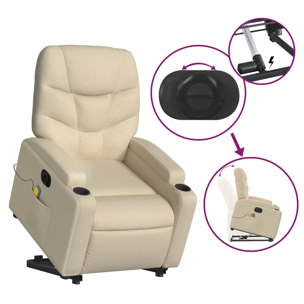 8721012181274_g_en_hd_8 vidaXL Electric Stand up Massage Recliner Chair Cream Fabric - Image 10