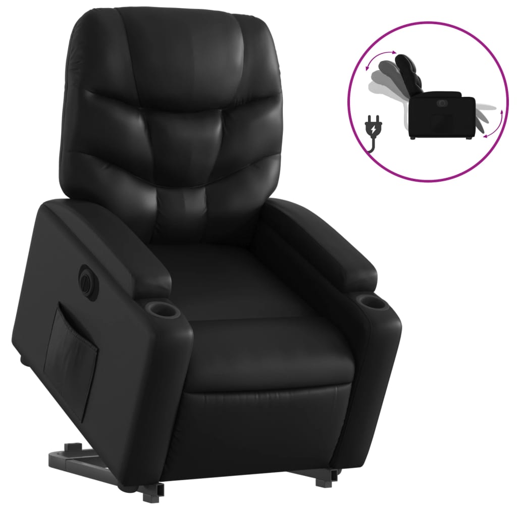 8721012181465_a_en_hd_1 vidaXL Electric Stand up Recliner Chair Black Faux Leather - Image 2