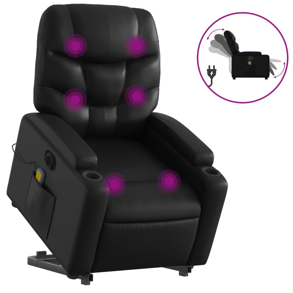 8721012181496_a_en_hd_1 vidaXL Electric Stand up Massage Recliner Chair Black Faux Leather - Image 2