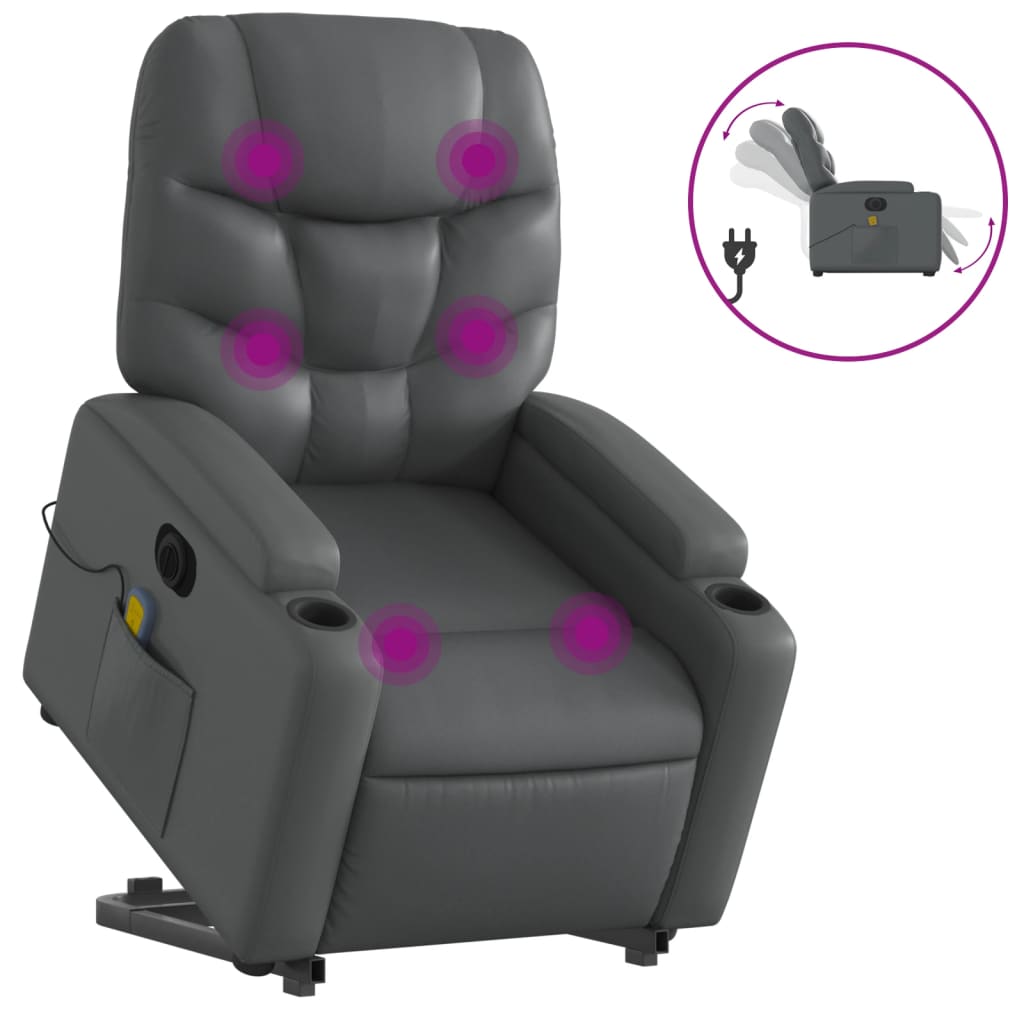 8721012181519_a_en_hd_1 vidaXL Electric Stand up Massage Recliner Chair Grey Faux Leather - Image 2