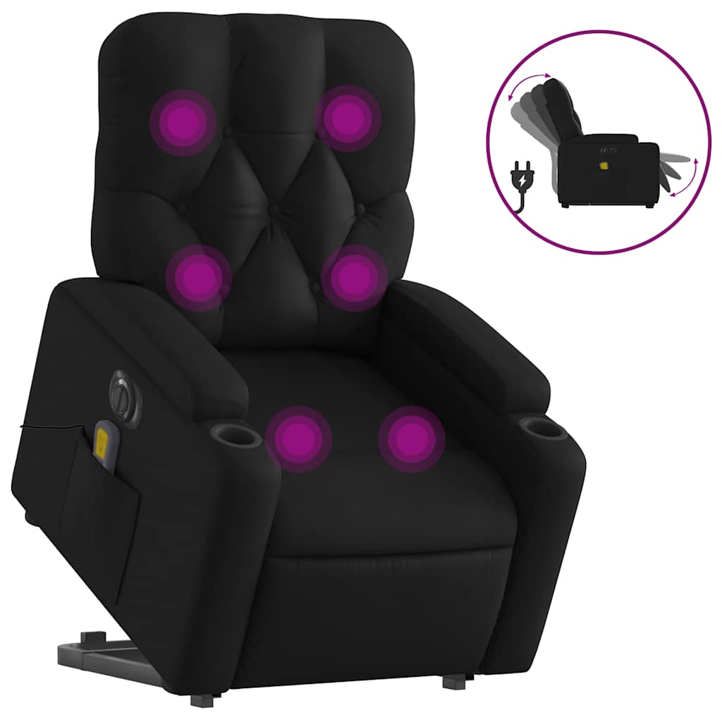 8721012181670_a_en_hd_1 vidaXL Electric Stand up Massage Recliner Chair Black Faux Leather - Image 2