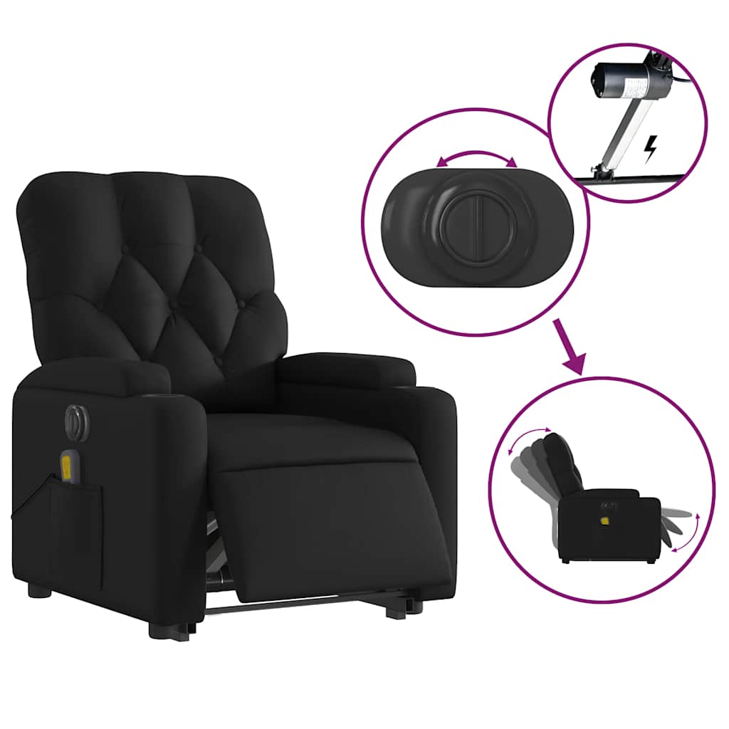 8721012181670_g_en_hd_3 vidaXL Electric Stand up Massage Recliner Chair Black Faux Leather - Image 5