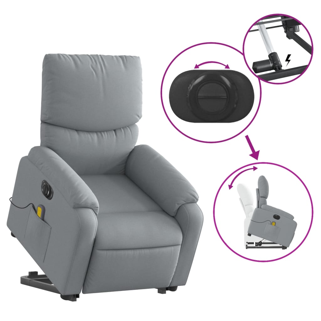 8721012181960_g_en_hd_8 vidaXL Electric Stand up Massage Recliner Chair Light Grey Fabric - Image 10