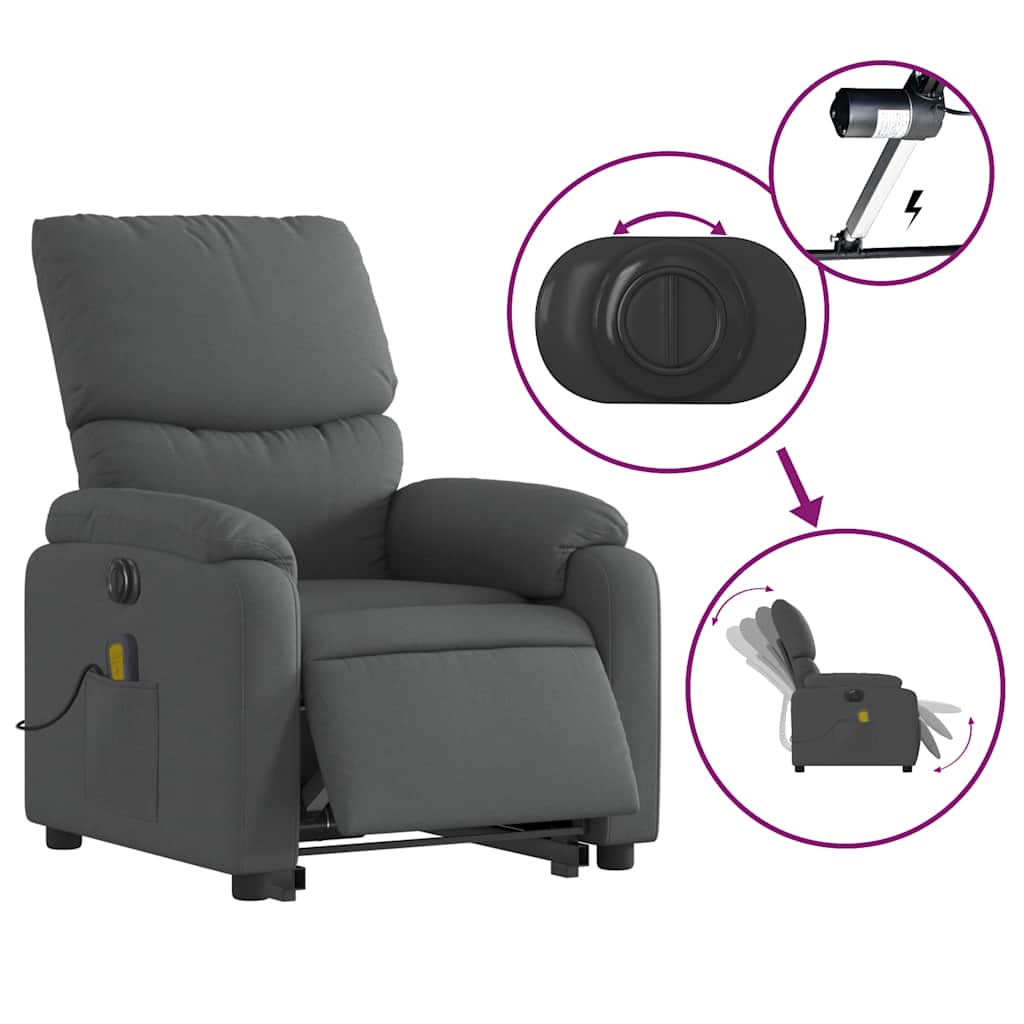 8721012181977_g_en_hd_4 vidaXL Electric Stand up Massage Recliner Chair Dark Grey Fabric - Image 6