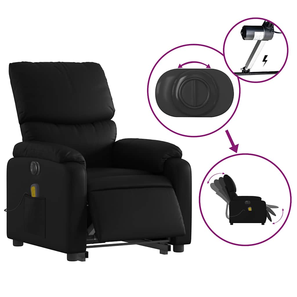 8721012182066_g_en_hd_4 vidaXL Electric Stand up Massage Recliner Chair Black Faux Leather - Image 6