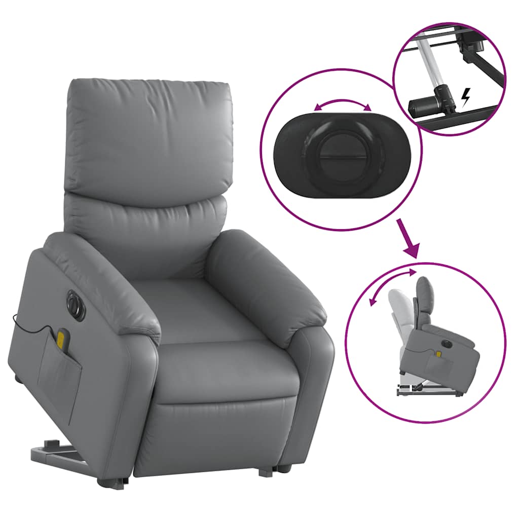 8721012182073_g_en_hd_9 vidaXL Electric Stand up Massage Recliner Chair Grey Faux Leather - Image 11