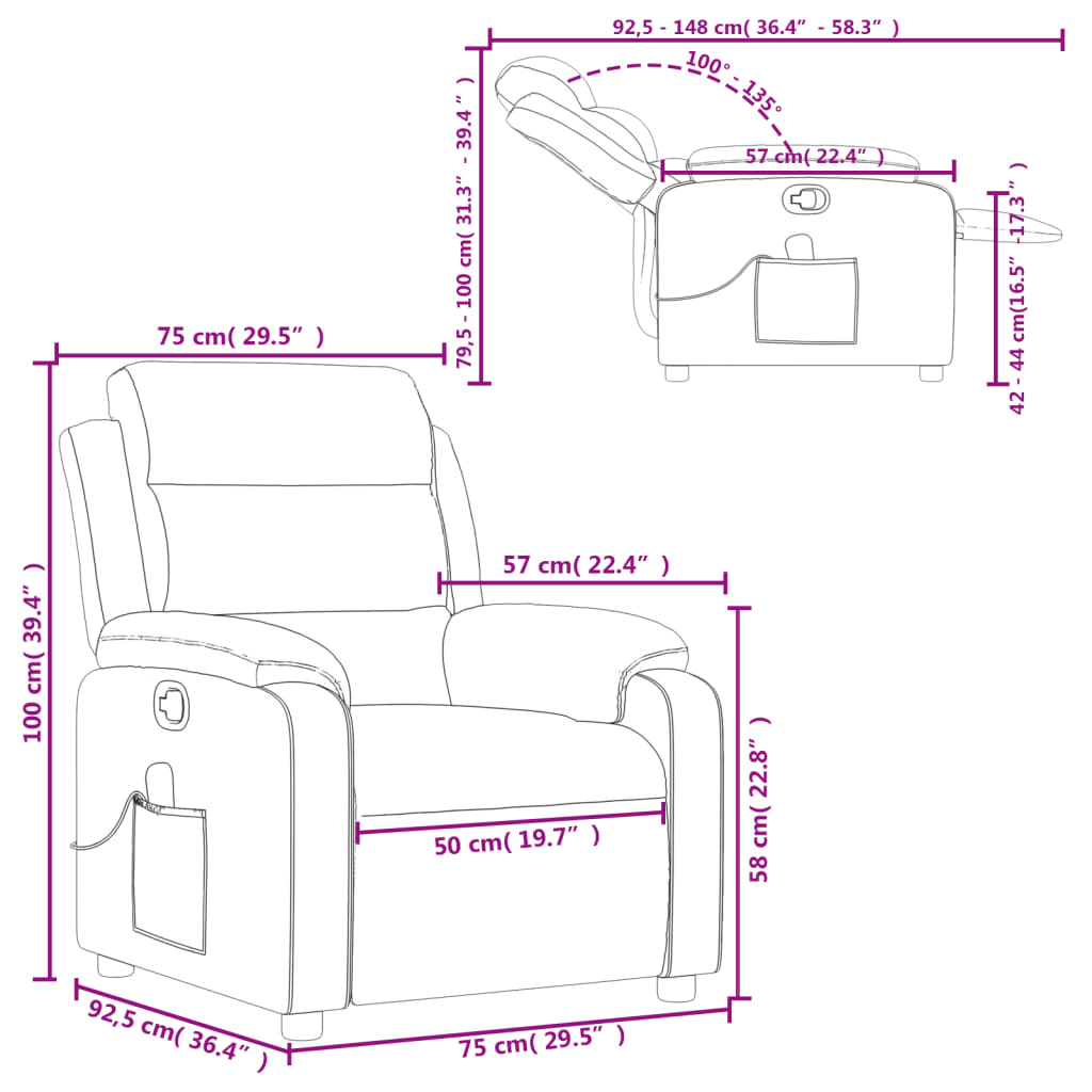 8721012182110_g_en_hd_10 vidaXL Massage Recliner Chair Light Grey Fabric - Image 12