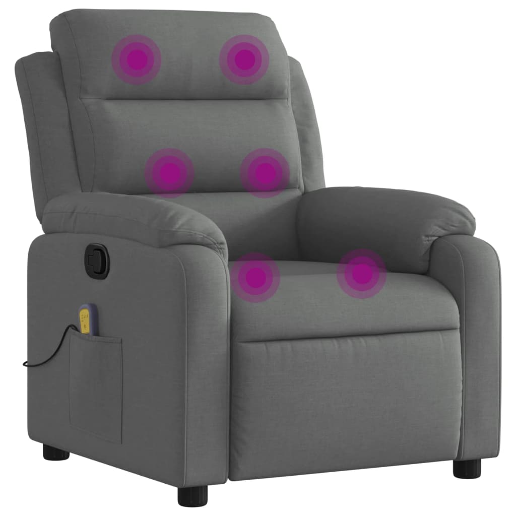 8721012182127_a_en_hd_1 vidaXL Massage Recliner Chair Dark Grey Fabric - Image 2