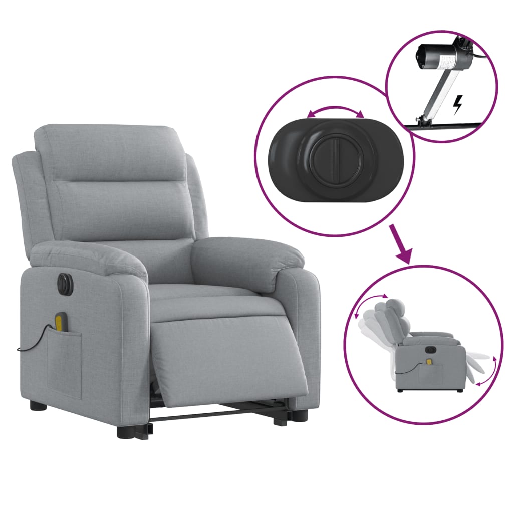 8721012182295_g_en_hd_3 vidaXL Electric Stand up Massage Recliner Chair Light Grey Fabric - Image 5