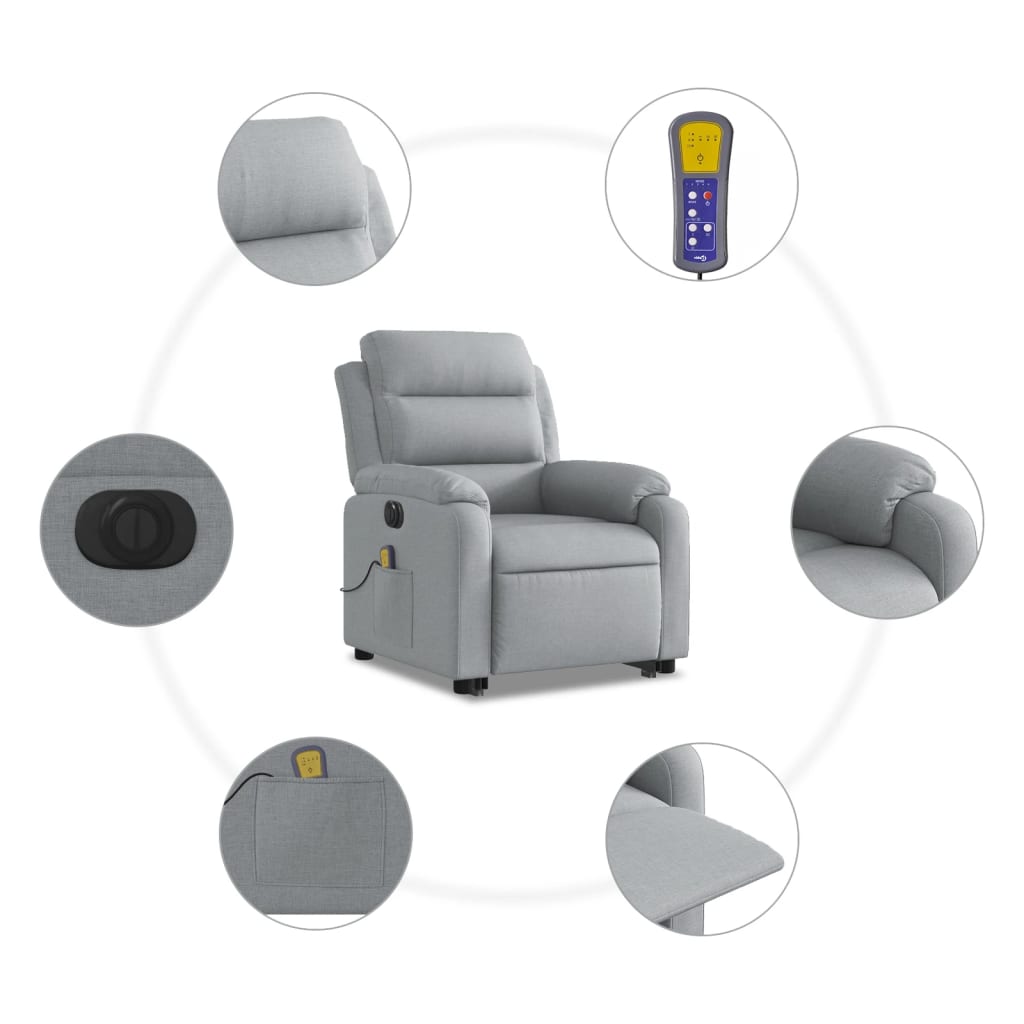 8721012182295_g_en_hd_5 vidaXL Electric Stand up Massage Recliner Chair Light Grey Fabric - Image 7