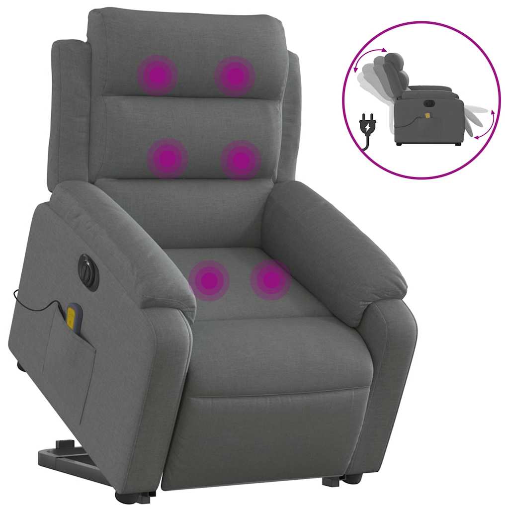 8721012182301_a_en_hd_1 vidaXL Electric Stand up Massage Recliner Chair Dark Grey Fabric - Image 2
