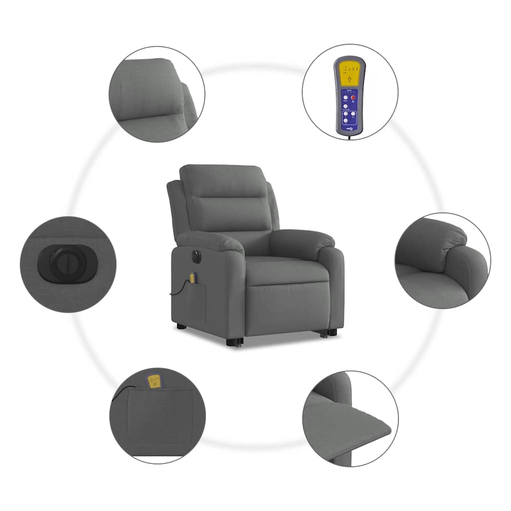 8721012182301_g_en_hd_6 vidaXL Electric Stand up Massage Recliner Chair Dark Grey Fabric - Image 8