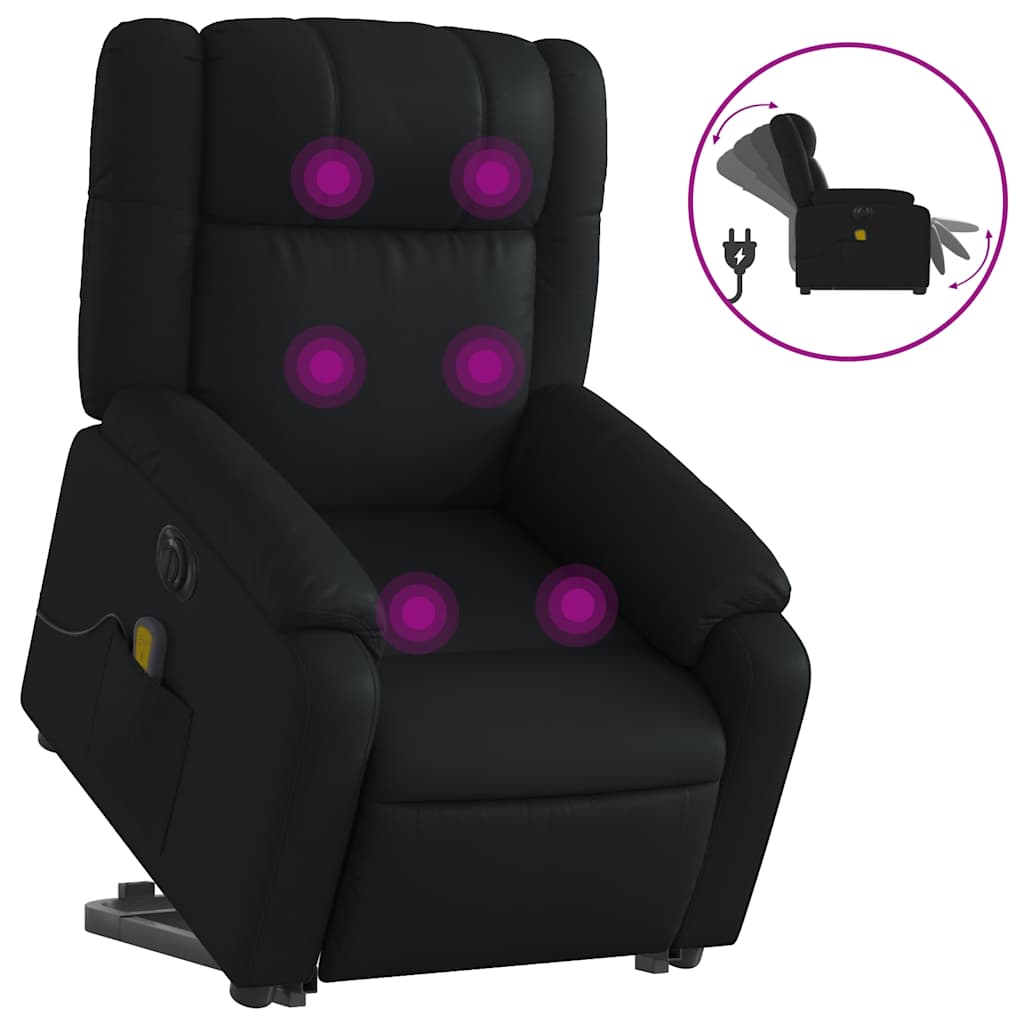 8721012182394_a_en_hd_1 vidaXL Electric Stand up Massage Recliner Chair Black Faux Leather - Image 2