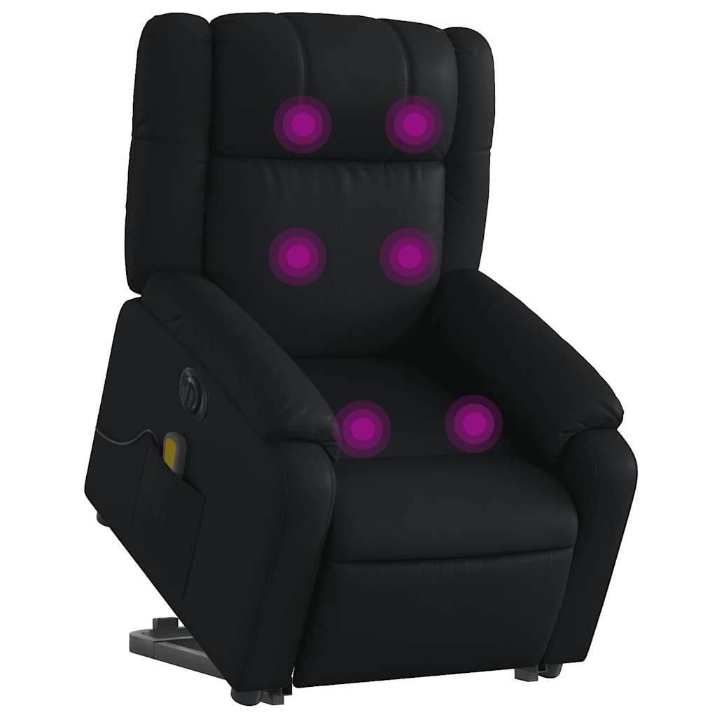 8721012182394_g_en_hd_1 vidaXL Electric Stand up Massage Recliner Chair Black Faux Leather - Image 3