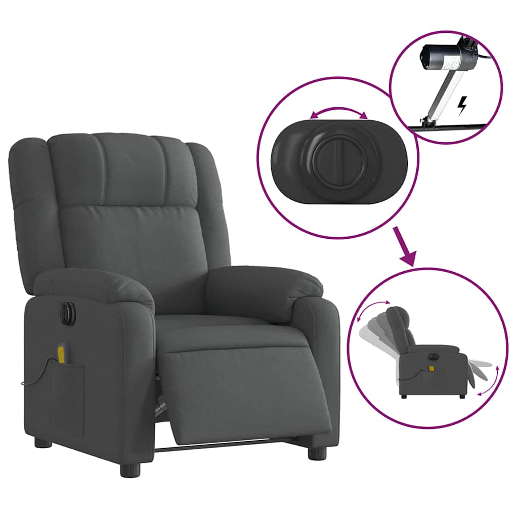 8721012182448_g_en_hd_4 vidaXL Electric Massage Recliner Chair Dark Grey Fabric - Image 6