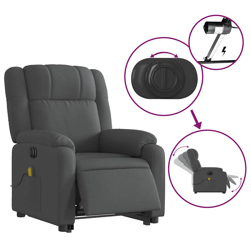 8721012182509_g_en_hd_4 vidaXL Electric Stand up Massage Recliner Chair Dark Grey Fabric - Image 6