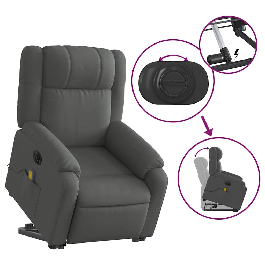 8721012182509_g_en_hd_9 vidaXL Electric Stand up Massage Recliner Chair Dark Grey Fabric - Image 11