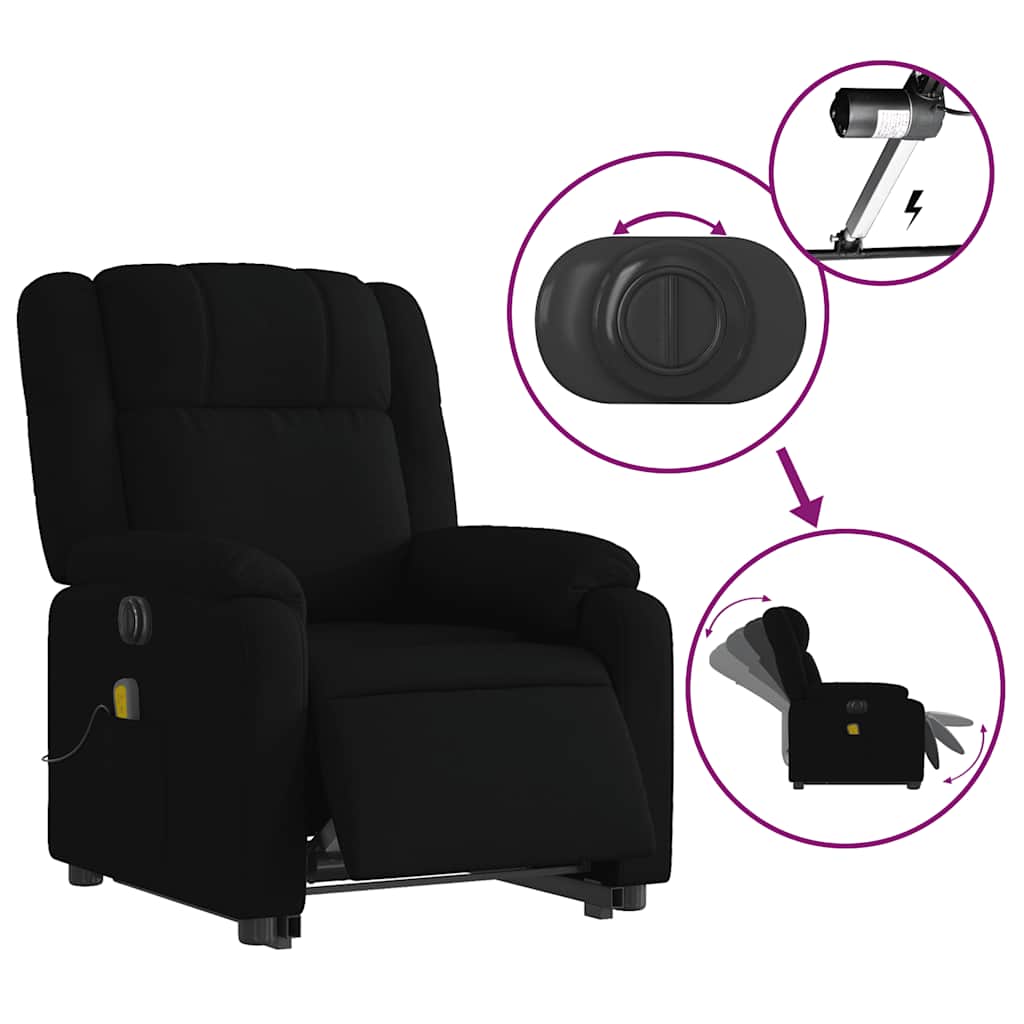 8721012182516_g_en_hd_4 vidaXL Electric Stand up Massage Recliner Chair Black Fabric - Image 6