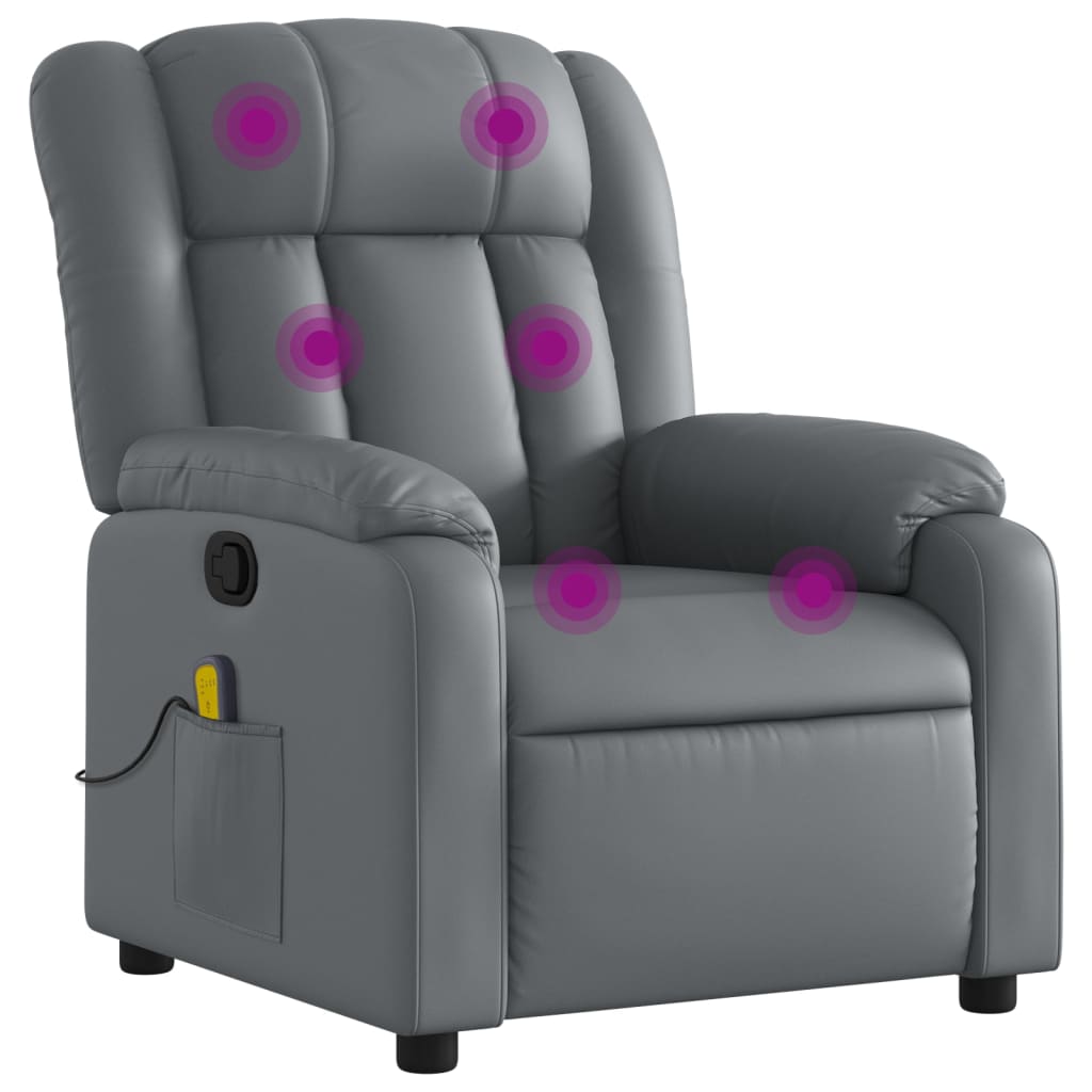 8721012182530_a_en_hd_1 vidaXL Massage Recliner Chair Grey Faux Leather - Image 2