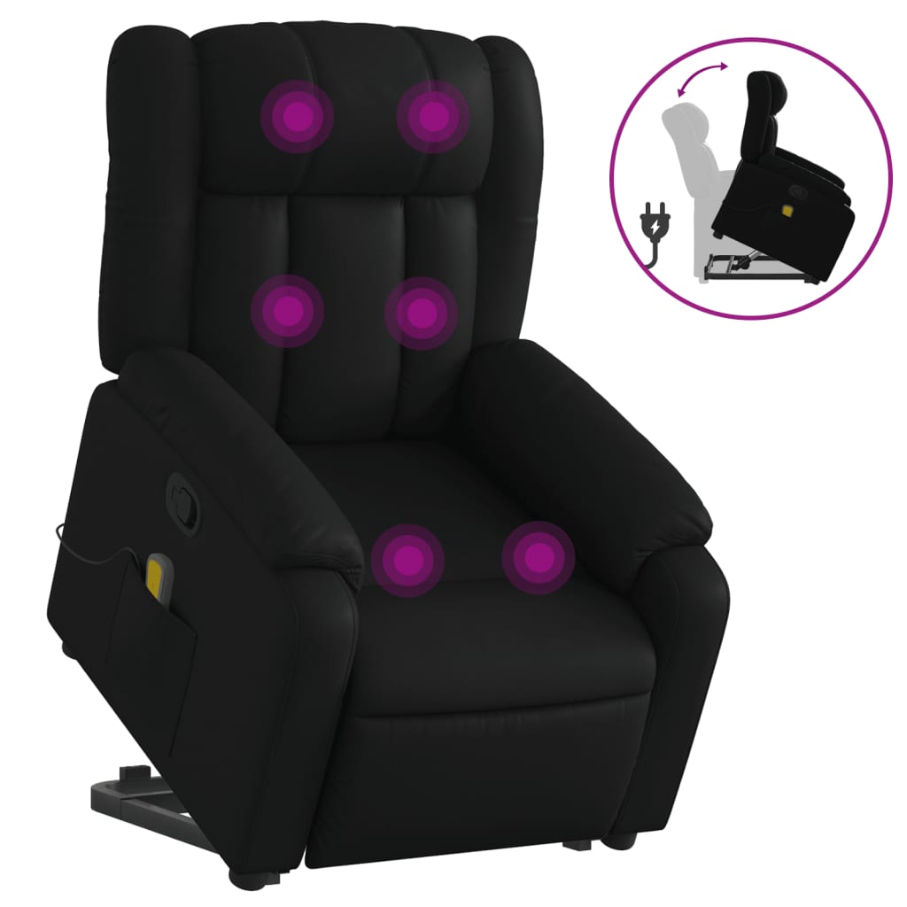 8721012182547_a_en_hd_1 vidaXL Electric Massage Recliner Chair Black Faux Leather - Image 2