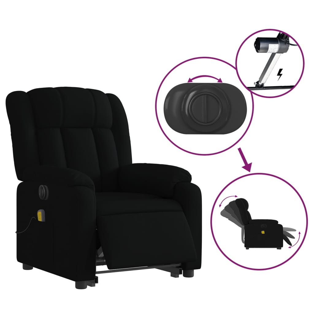 8721012182585_g_en_hd_4 vidaXL Electric Stand up Massage Recliner Chair Black Faux Leather - Image 6