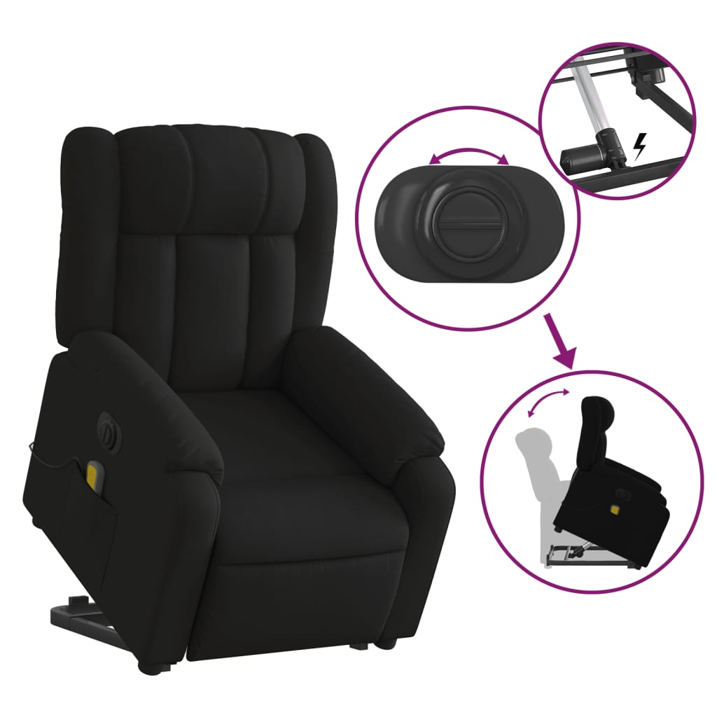 8721012182585_g_en_hd_9 vidaXL Electric Stand up Massage Recliner Chair Black Faux Leather - Image 11