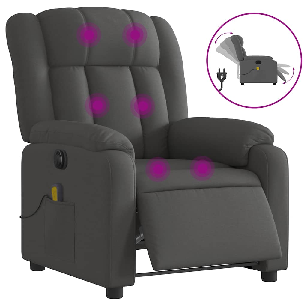 8721012182738_a_en_hd_1 vidaXL Electric Massage Recliner Chair Dark Grey Fabric - Image 2