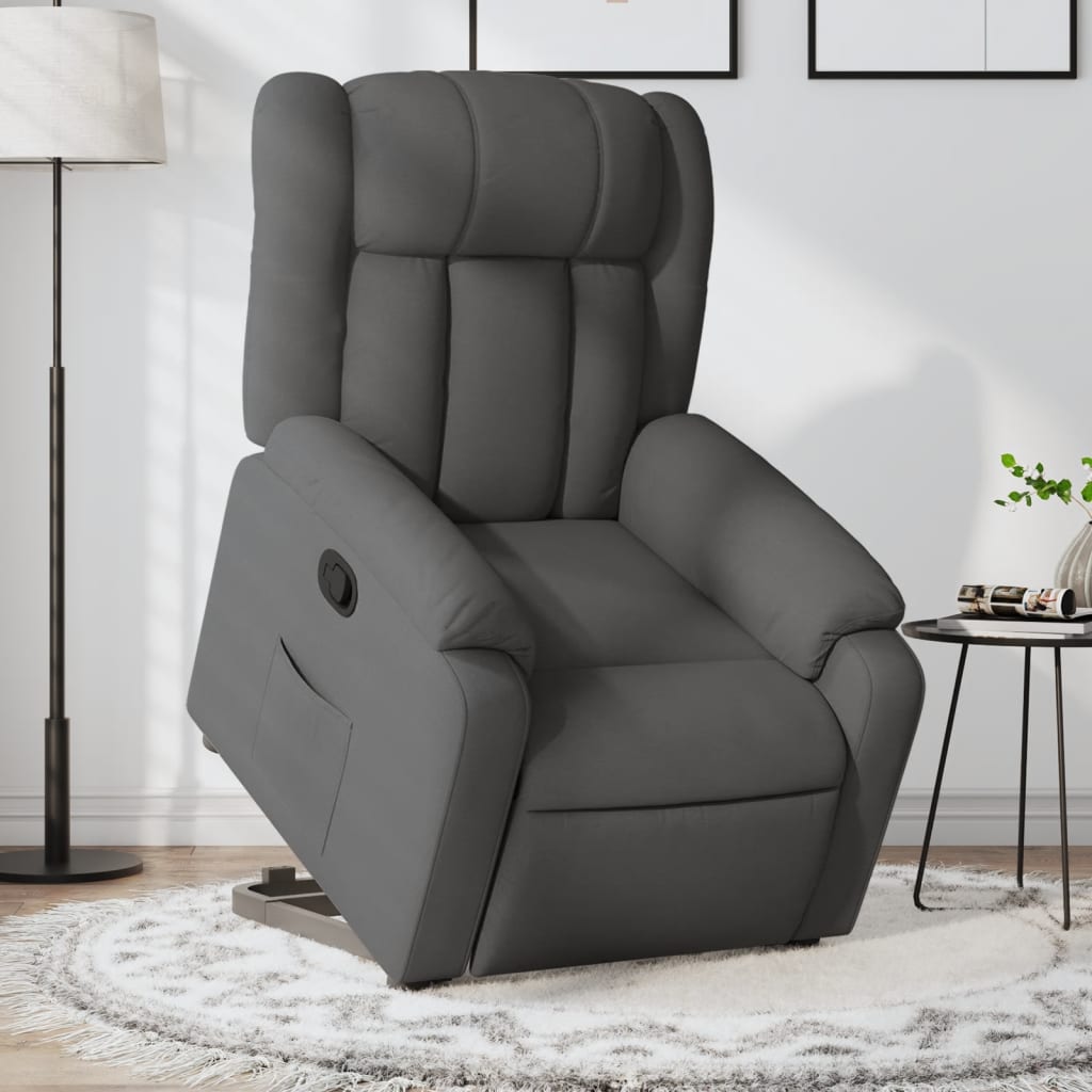 8721012182776_m_en_hd_1 vidaXL Stand up Recliner Chair Dark Grey Fabric - Image 1