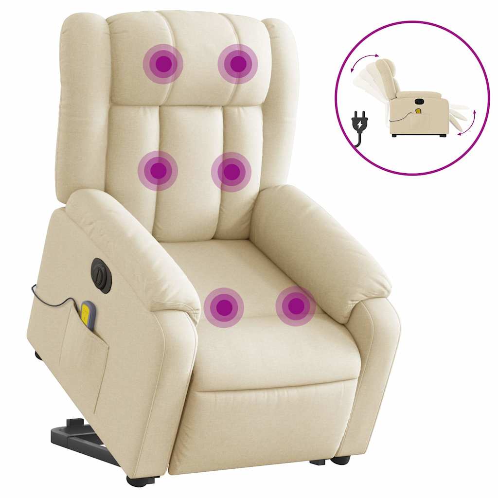 8721012182912_a_en_hd_1 vidaXL Electric Stand up Massage Recliner Chair Cream Fabric - Image 2