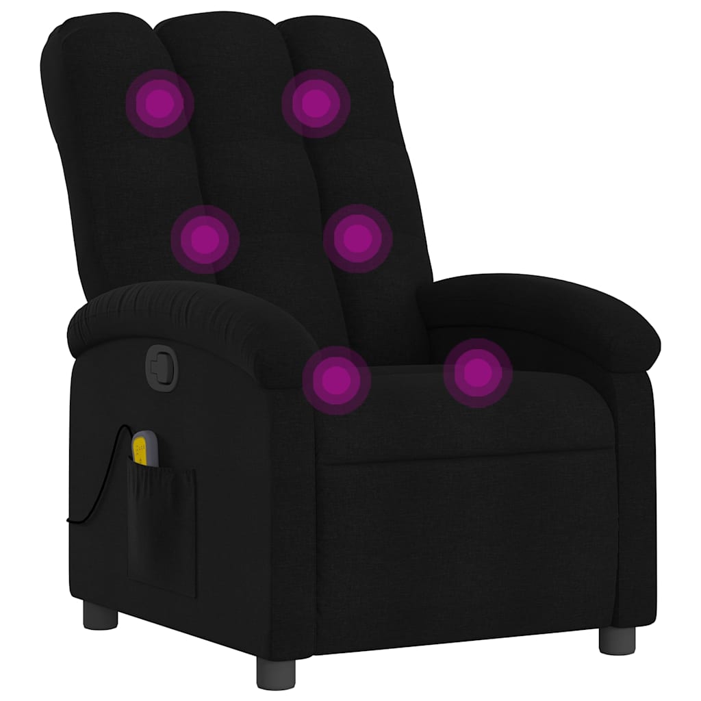 8721012183582_a_en_hd_1 vidaXL Massage Recliner Chair Black Fabric - Image 2