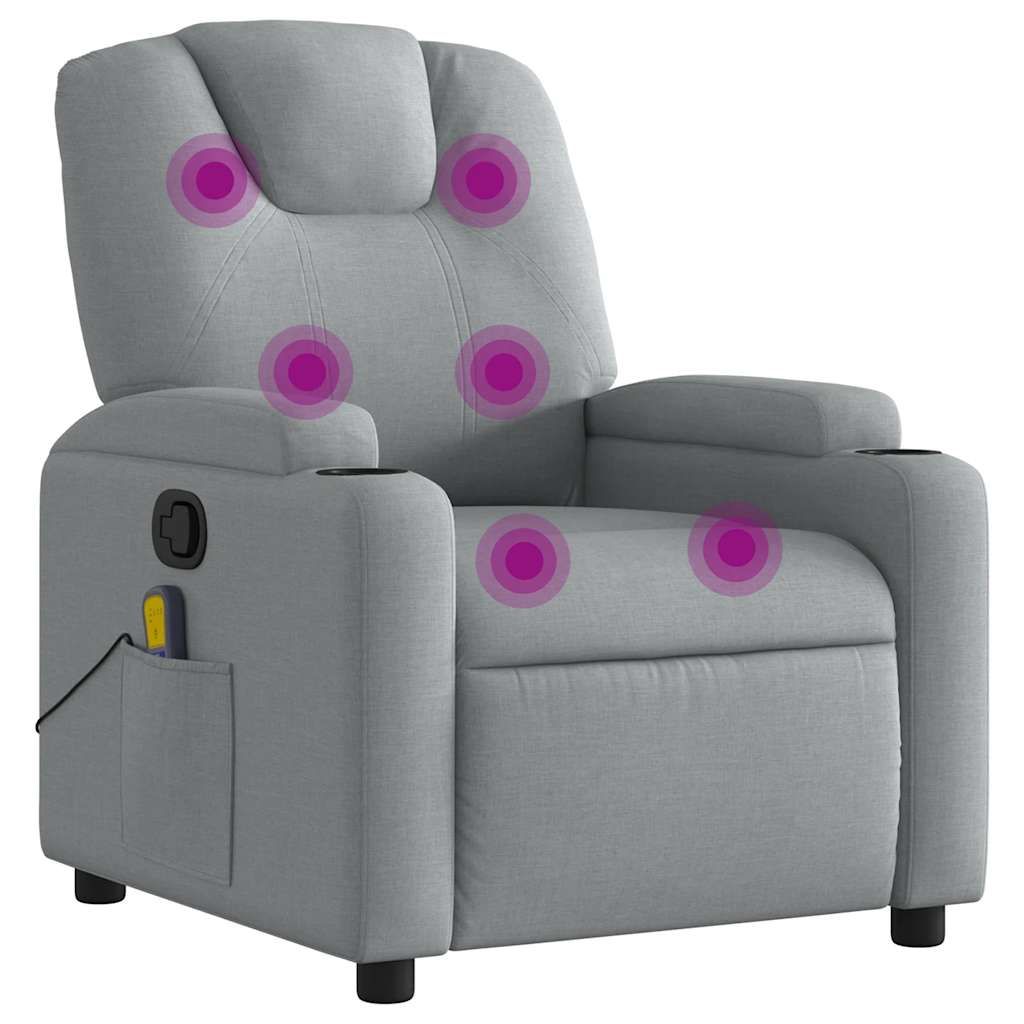 8721012184565_a_en_hd_1 vidaXL Massage Recliner Chair Light Grey Fabric - Image 2