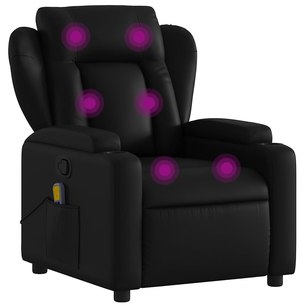 8721012185081_a_en_hd_1 vidaXL Massage Recliner Chair Black Faux Leather - Image 2